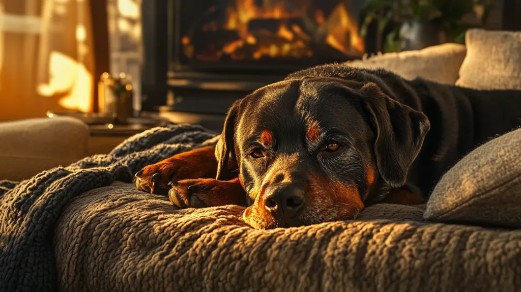 cachorro cansado