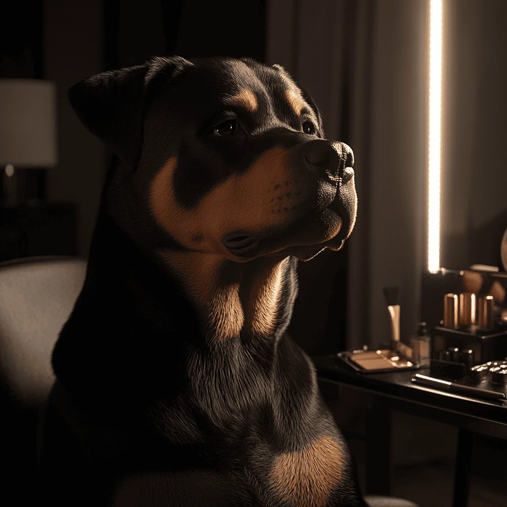 rottweiler caem pelos